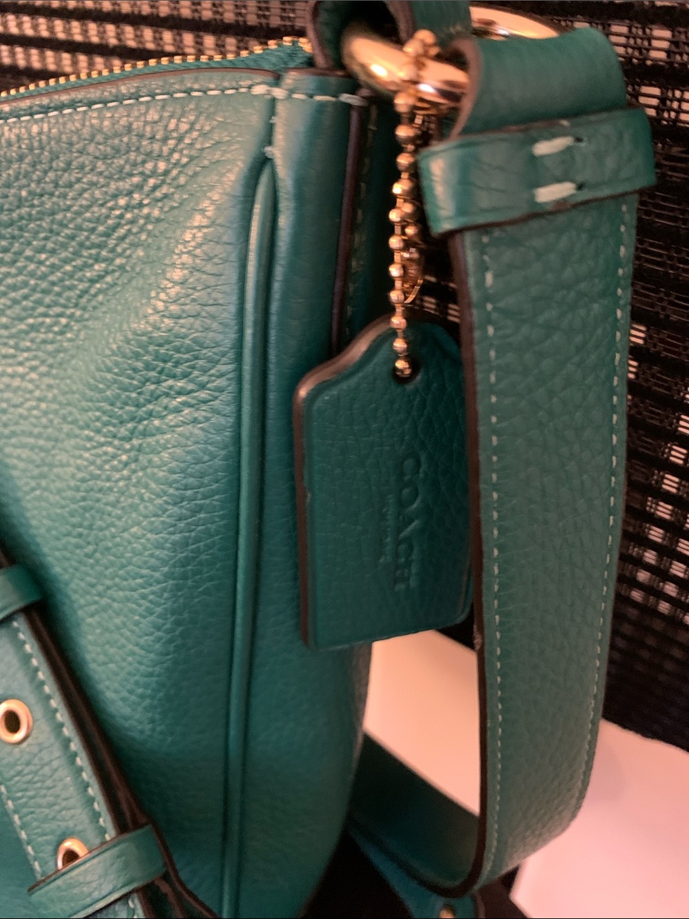 Ellie Bag in Emerald Green - Picture 3 of 11